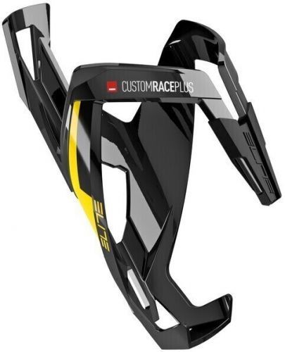 Elite Cycling Custom Race Plus Bottle Cage Black/Yellow