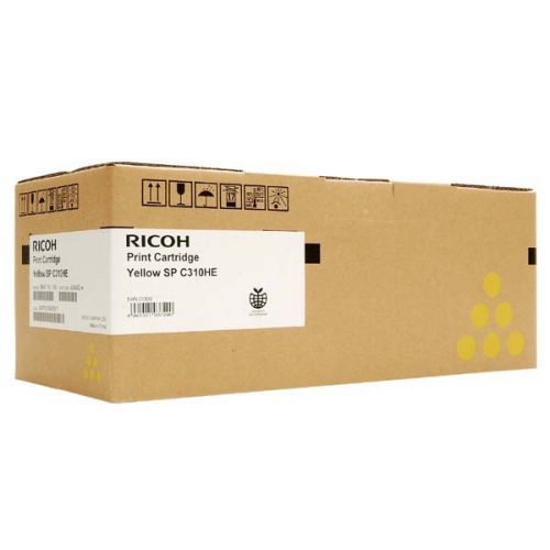 Ricoh toner 406482, 407635, yellow, 6000str., Ricoh SP C310, C311, C312, SP C231, C232