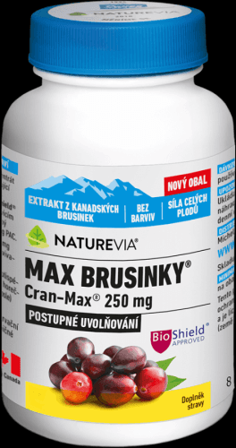 Swiss NatureVia Max Brusinky Cran-Max 90 kapslí
