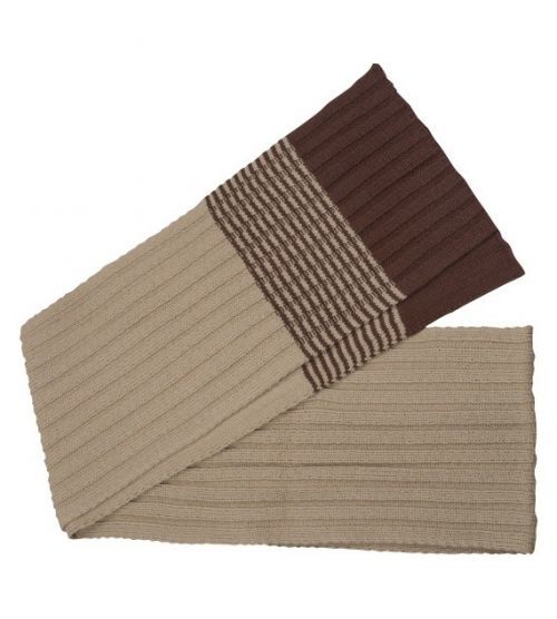 Zimní šála CoFEE Street Retro - hnědá