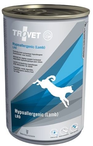 Trovet  dog (dieta)  Hypoallergenic (Lamb) LRD    400g konzerva