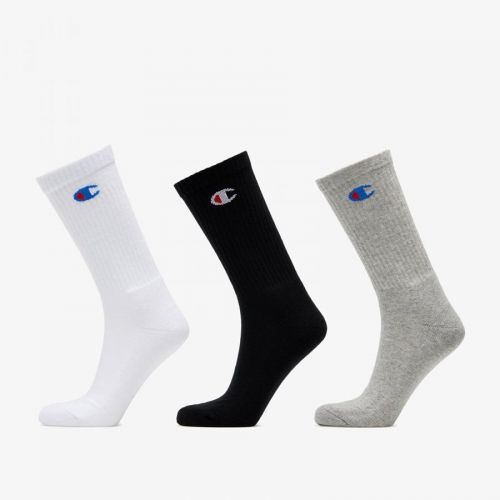 Champion 3-Pack Socks Grey/ White/ Black 35-38