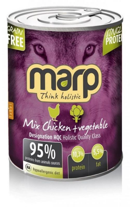Marp Mix Chicken + Vegetable Velikost: 6x 400g