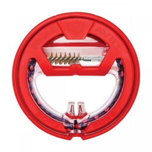 Čistící šňůra Bore Boss 357/.38/9mm Real Avid® – Červená (Barva: Červená)