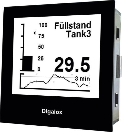 Digitální panelový měřič s USB TDE Instruments Digalox DPM72-PP 101400, 10 až 30 V/AC/DC