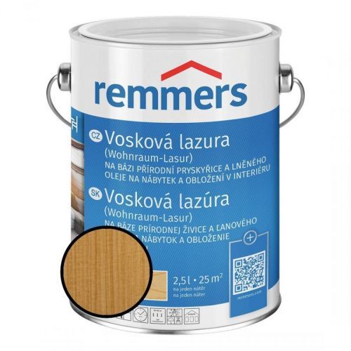 Vosková emulze Wohnraum Lasur 2305 Dub (0,75 l/bal)