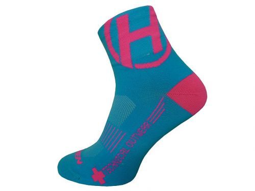 Ponožky HAVEN LITE Silver NEO blue/pink 2 páry - vel. 6-7 (40-41)