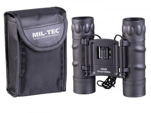 Dalekohled univerzální GEN.II 10x 25 Mil-Tec® – Černá (Barva: Černá)
