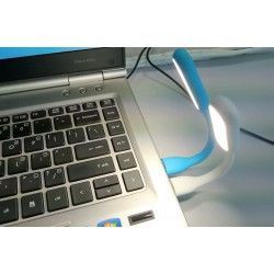 USB LED lampička nastavitelná, Barva  Bílá
