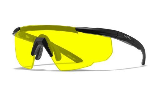Střelecké brýle Wiley X® Saber Advanced – Černá (Barva: Černá, Čočky: Žluté)