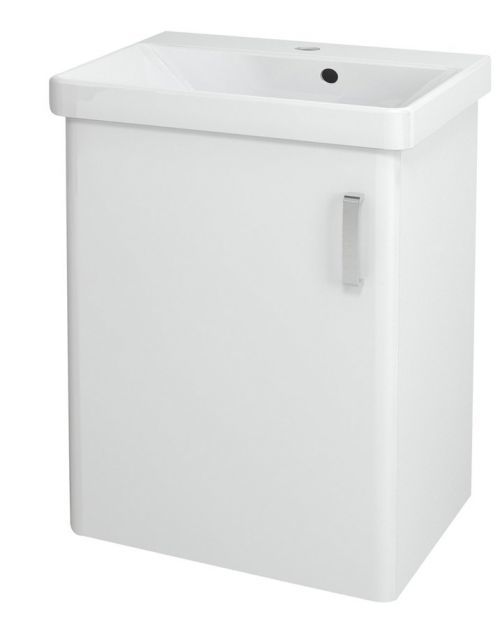 SAPHO THEIA umyvadlová skříňka 51x70x35cm, 1x dvířka, levá, bílá TH057