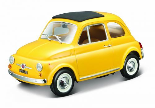 Bburago 1:24 Fiat 500 F 1965 Yellow