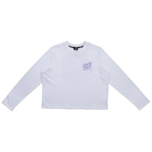 mikina SANTA CRUZ - Sc Squared Crew White (WHITE)