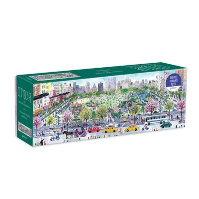 Michael Storrings Cityscape 1000 Piece Panoramic Puzzle (Galison)(Jigsaw)