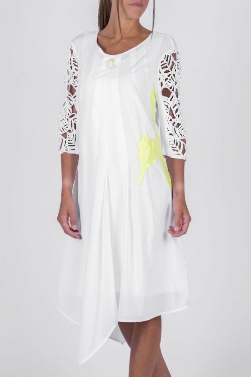 Elisa Cavaletti dámské letní šaty ELP21204330 Bílá L