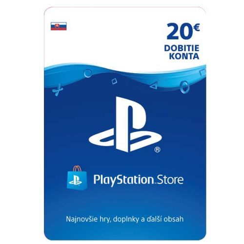 PlayStation Store 20 €-elektronická peněženka