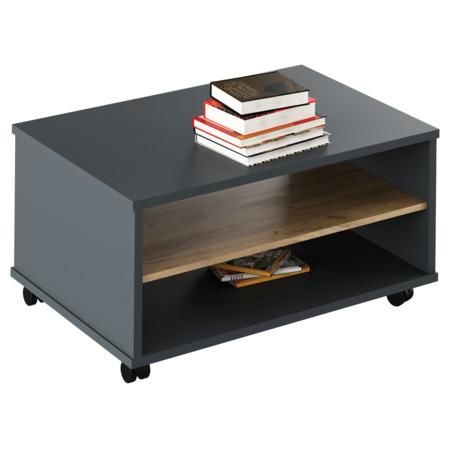 Tempo Kondela Konferenční stolek, grafit / dub artisan, RIOMA NEW TYP 32