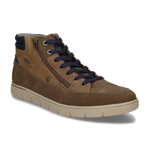 Pánské hnědé kotníkové tenisky