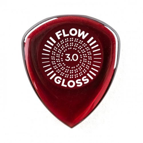 Dunlop 550P300 - FLOW GLOSS PICK 3.0MM