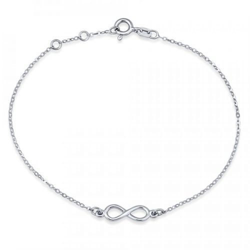 Stříbrný náramek s přívěskem INFINITY nekonečno