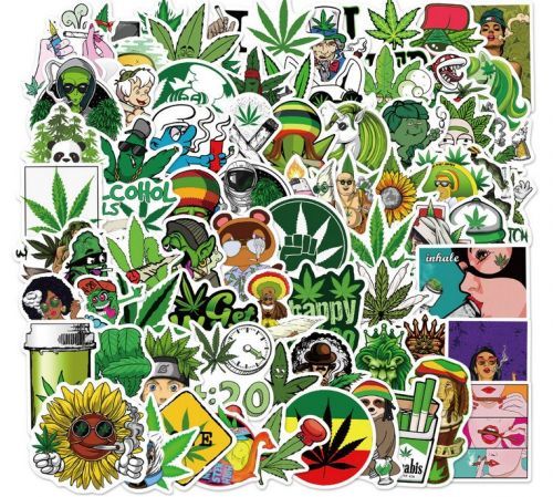 Samolepky travka 50 ks