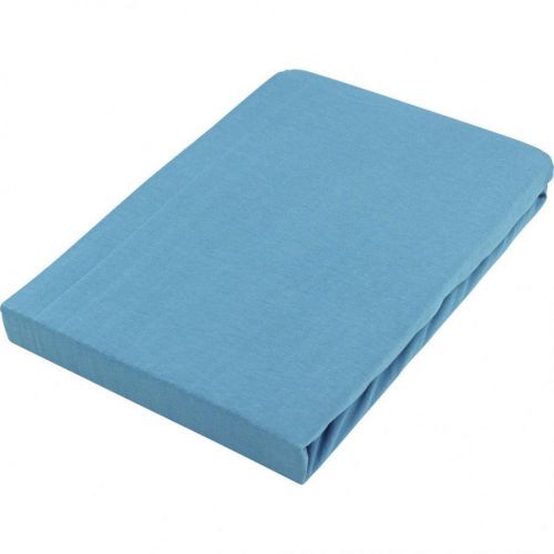 Esposa ELASTICKÉ PROSTĚRADLO, žerzej, petrolej, 150/200 cm - petrolej