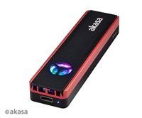 AKASA USB 3.2 Gen 2 ext. rámeček pro M.2 SSD RGB, AK-ENU3M2-06