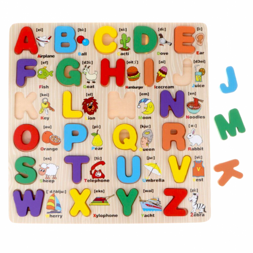 Kids Dřevěná anglická abeceda pro děti - BR5307