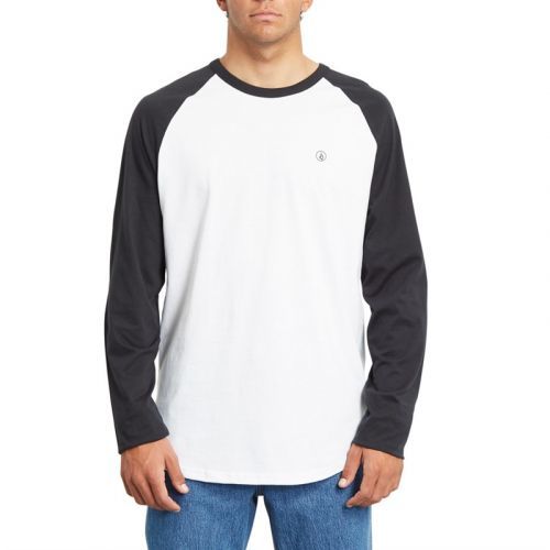 triko VOLCOM - Pen Bsc Ls Black (BLK) velikost: S