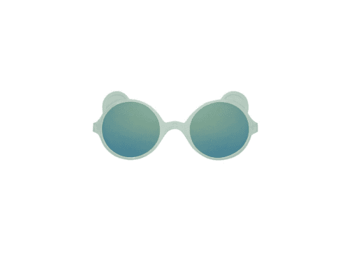 Ki ET LA Sluneční brýle  OURS'ON 1-2 roky, almond green zrkadlovky