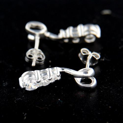 Stříbrné náušnice 14700