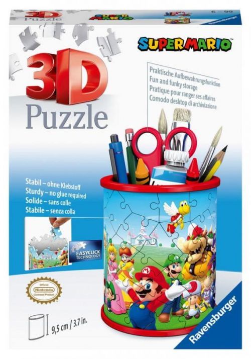 Puzzle 3D Stojan na tužky Super Mario 54 dílků