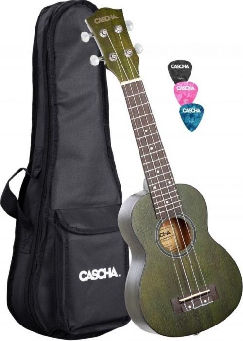 Cascha HH 2265 Sopránové ukulele Zelená