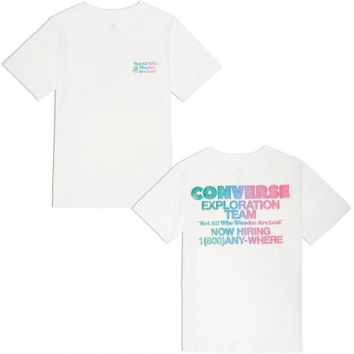 Triko Converse Exploration Team Classic - Bílá - M