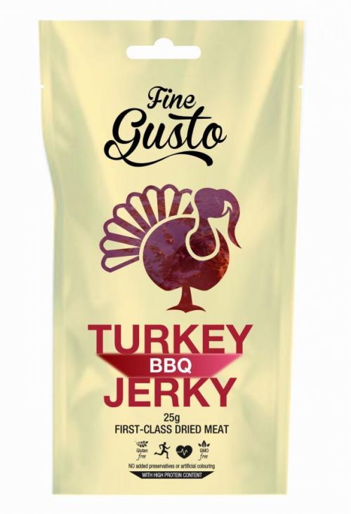 Fine Gusto Krůtí Jerky BBQ 25g