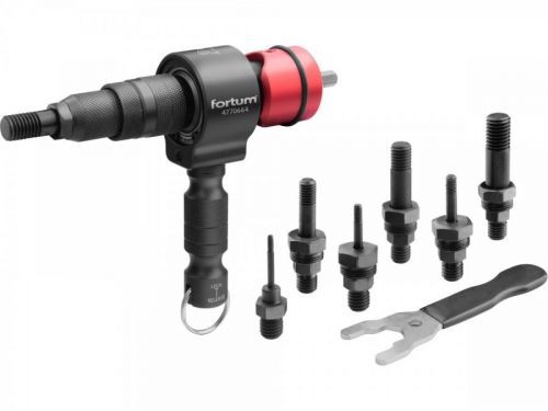 Nýtovací nástavec na vrtačku T, pro nýtovací matice M3-M12, CrMO, Profi