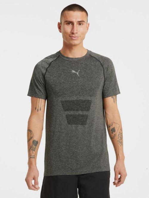 Pánské sportovní tričko Puma tmavě šedé (520135 01) M