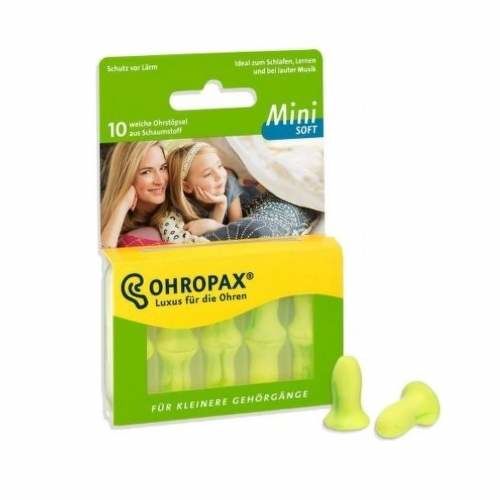 Chránič sluchu Ohropax MINI SOFT 10 ks