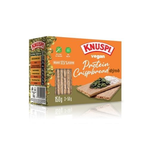 Prom-IN Knuspi Vegan Protein Crispbread 150 g dýně