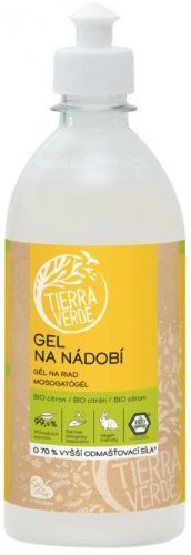 Tierra Verde, Gel na nádobí BIO citron, 500ml