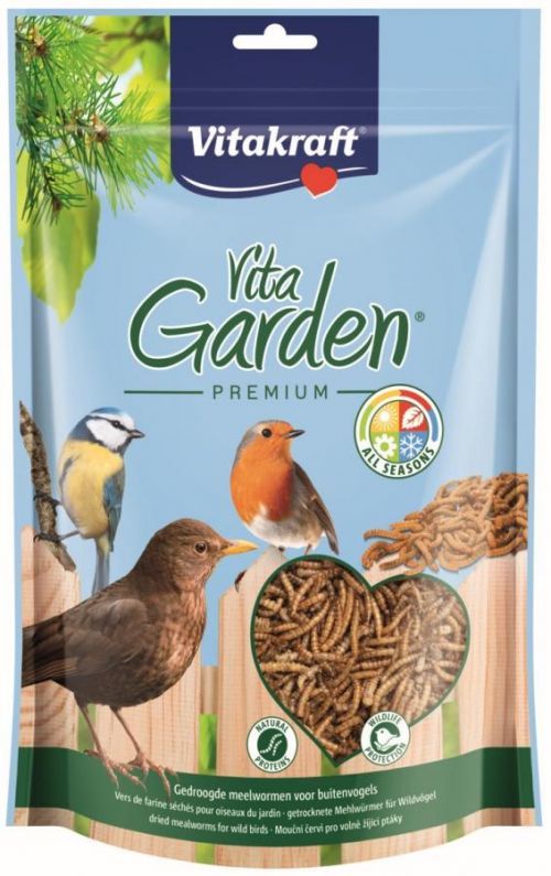 Vitakraft Vita Garden suseni mouční červi 200g