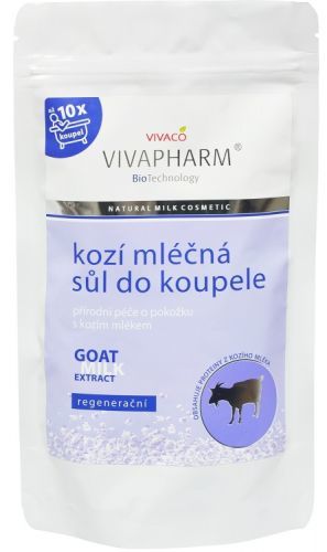 Vivaco Sůl do koupele s kozím mlékem VIVAPHARM 300 g