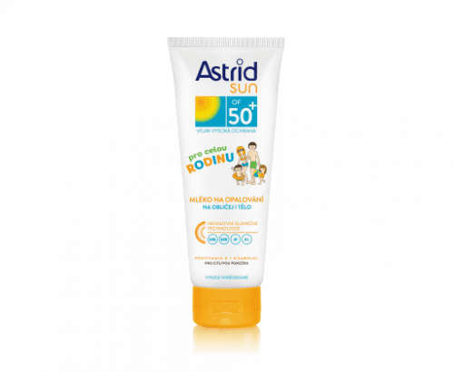 ASTRID SUN Rodinné mléko na opalování OF 50+  250 ml