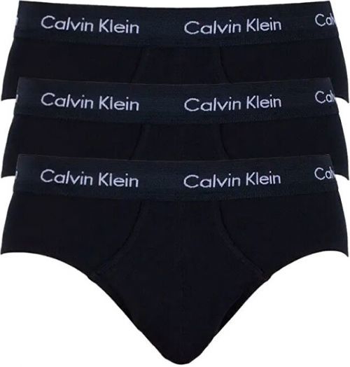 Calvin Klein 3 PACK - pánské slipy U2661G-XWB S