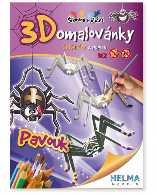 Stil Omalovánka A4 - 3D - set Pavouk - 4001309