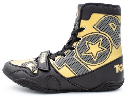 Boxerská obuv Top Ten - černá/zlatá černá 36