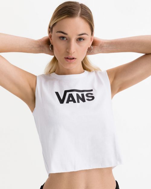 Vans Flying V Classic Crop top Bílá