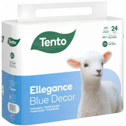 Toaletní papír -TENTO Ellegance Blue Decor (24 ks) - Ovečka modrá