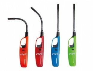 Nohelgarden Zapalovač PE-PO plynový plnitelný flexi větruodolný