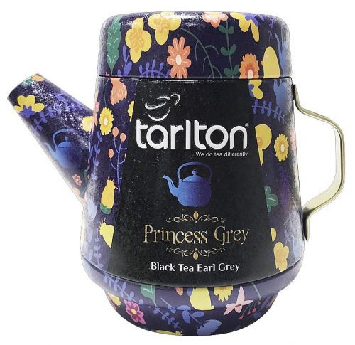 Tarlton - Venture Tea  TARLTON Tea Pot Princess Grey Black Tea plech 100g